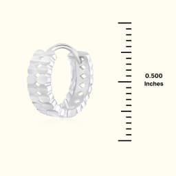 Silver Textured Openwork Bali