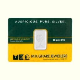 10 Gram 999 Silver Biscuit