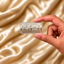 Happy Wedding Engraved 999 Silver Biscuit