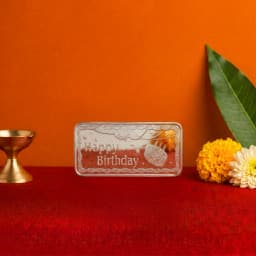 Happy Birthday Engraved 999 Silver Biscuit