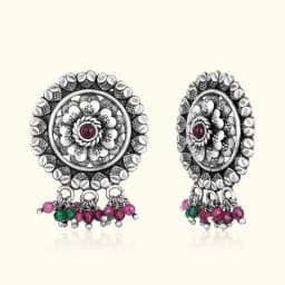 Timeless Oxidised Silver Earrings