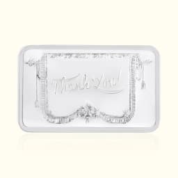 Thank You Engraved 999 Silver Biscuit