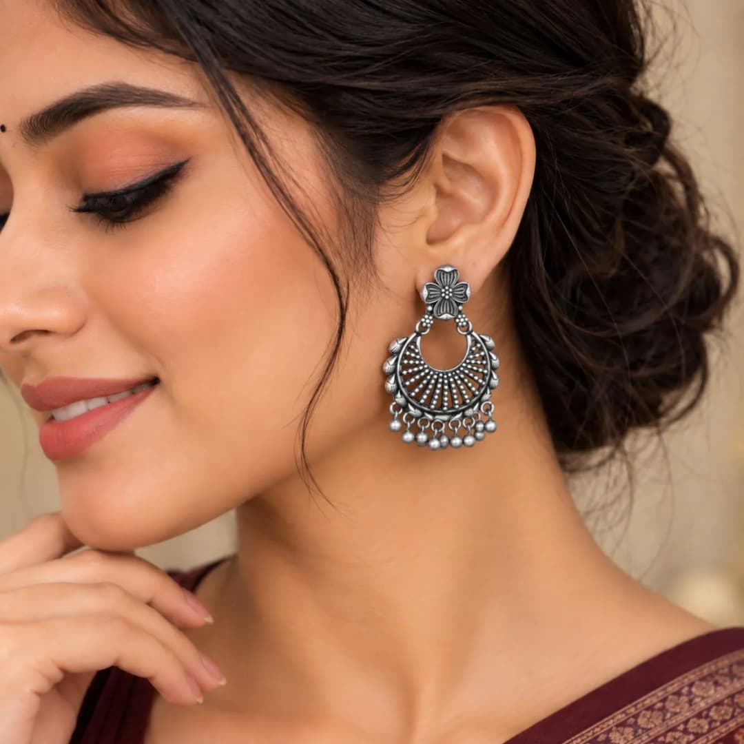 Silver Shimmer Earrings