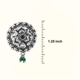 Mystical Oxidised Silver Earrings