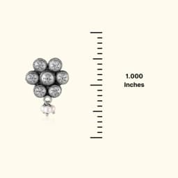Ghare’s OxiBloom Pearls Silver Earrings