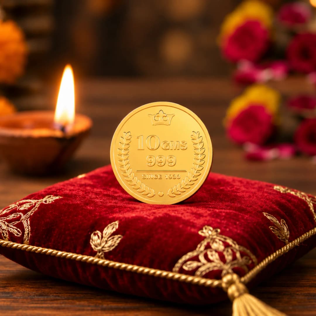 10 Gram 24KT (999) Pure Gold Coin