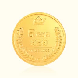 5 Gram 24KT (999) Pure Gold Coin