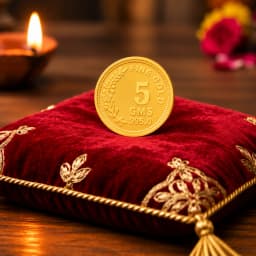 5 Gram 24KT (995) Pure Gold Coin