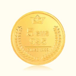 5 Gram 24KT (995) Pure Gold Coin