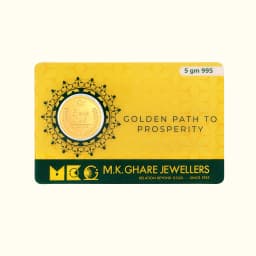5 Gram 24KT (995) Pure Gold Coin