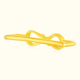 Silver Infinity Knot Gold Watch Band