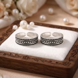 Nova Silver Toe Ring