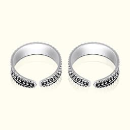 Nova Silver Toe Ring