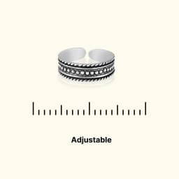 Nova Silver Toe Ring