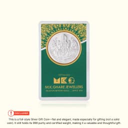 1 Gram 999 Lakshmi Pure Silver Gift Coin