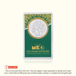 1 Gram 999 Kalpvruksh Pure Silver Gift Coin
