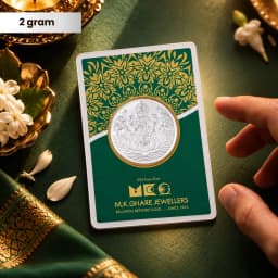 2 Gram 999  Lakshmi Pure Silver Gift Coin