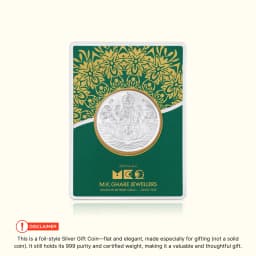 2 Gram 999  Lakshmi Pure Silver Gift Coin