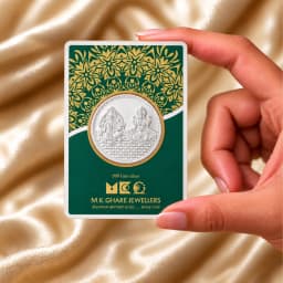5 Gram 999 Ganpati & Lakshmi Pure Silver Gift Coin