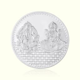 5 Gram 999 Ganpati & Lakshmi Pure Silver Gift Coin
