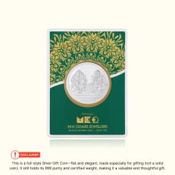 5 Gram 999 Ganpati & Lakshmi Pure Silver Gift Coin