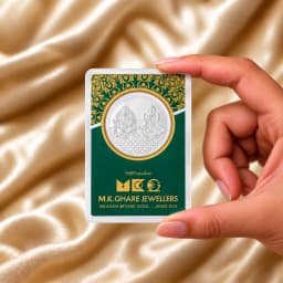 1 Gram 999 Ganpati & Lakshmi Pure Silver Gift Coin