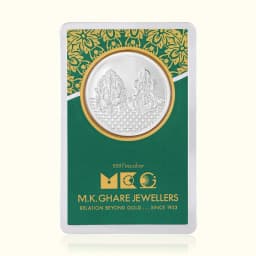 1 Gram 999 Ganpati & Lakshmi Pure Silver Gift Coin