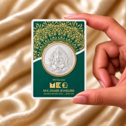 5 Gram 999 Ganpati Pure Silver Gift Coin