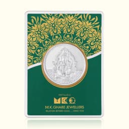 5 Gram 999 Ganpati Pure Silver Gift Coin