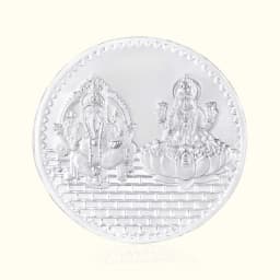 10 Gram 999 Ganpati & Lakshmi Pure Silver Gift Coin