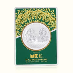 10 Gram 999 Ganpati & Lakshmi Pure Silver Gift Coin