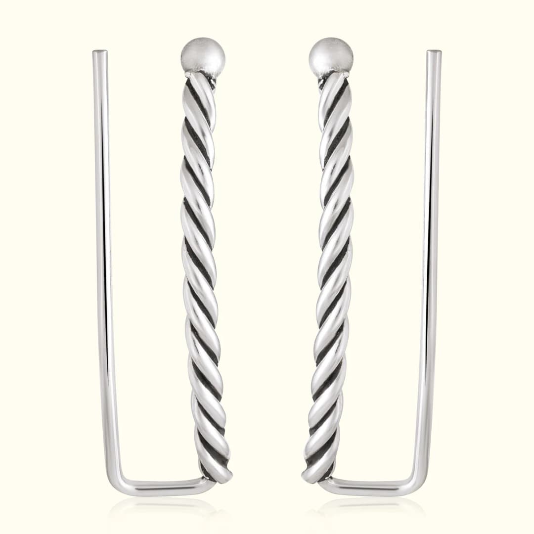 Silver Twisted Ear Climbers