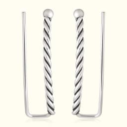 Silver Twisted Ear Climbers