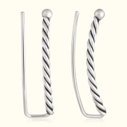 Silver Twisted Ear Climbers