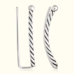 Silver Twisted Ear Climbers