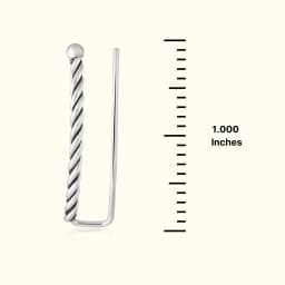 Silver Twisted Ear Climbers