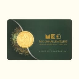 0.1 Gram 24KT (999) Radha Krishna Pure Gold Coin