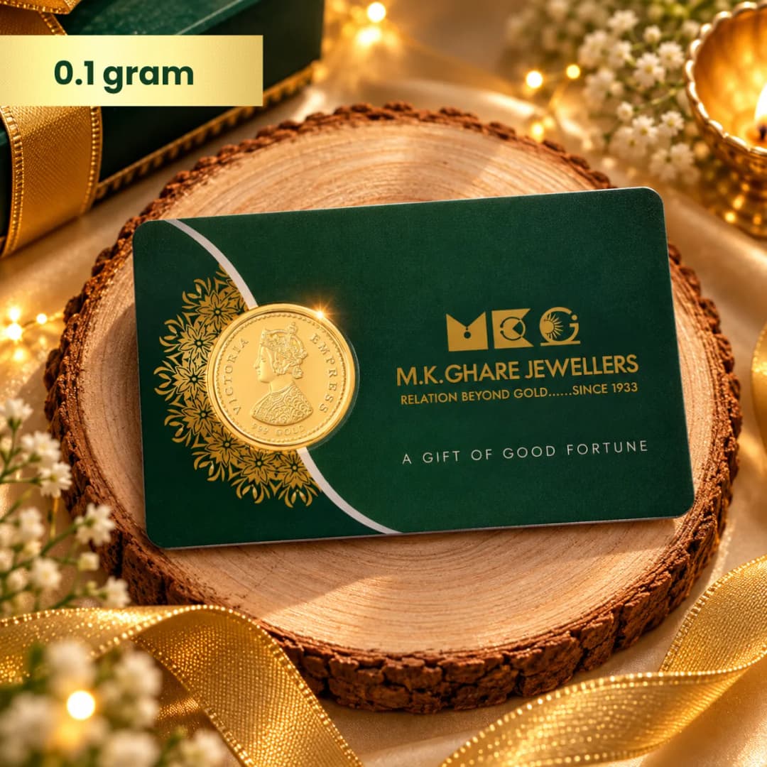 0.1 Gram 24KT (999) Victoria Pure Gold Coin
