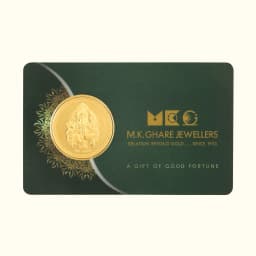 0.2 Gram 24KT (999) Lord Ganesh Pure Gold Coin