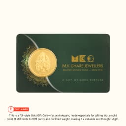 0.2 Gram 24KT (999) Lord Ganesh Pure Gold Coin