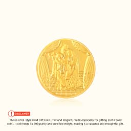 0.3 Gram 24KT (999) Radhakrishna Pure Gold Gift Coin