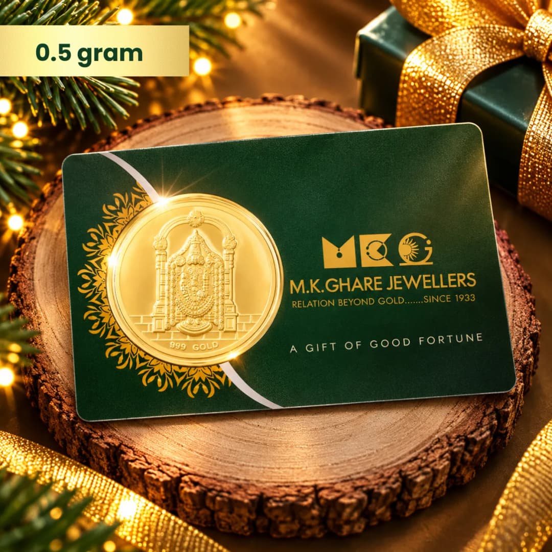0.5 Gram 24KT (999) Balaji Pure Gold Coin