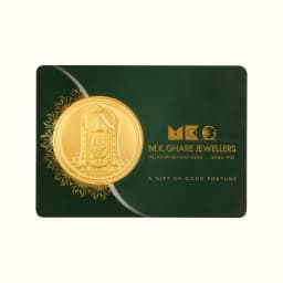 0.5 Gram 24KT (999) Balaji Pure Gold Coin
