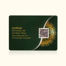 0.5 Gram 24kt (999) Victoria Pure Gold Gift Coin