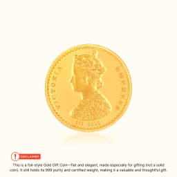 0.5 Gram 24kt (999) Victoria Pure Gold Gift Coin