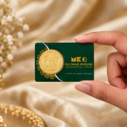 0.5 Gram 24KT (999) Radha Krishna Pure Gold Coin