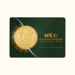 0.5 Gram 24KT (999) Radha Krishna Pure Gold Coin