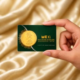 1 Gram 24KT (999) Victoria Pure Gold Gift Coin