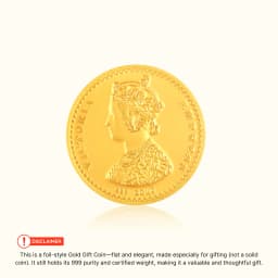 1 Gram 24KT (999) Victoria Pure Gold Gift Coin