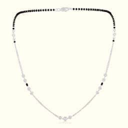 Anaya Silver Modern Mangalsutra